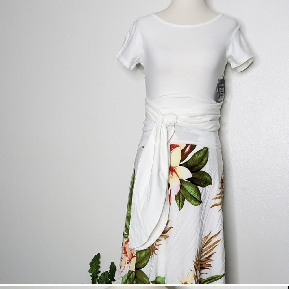 Wrap Tie Criss Cross Top Crop White Unique Bohemian Boutique Womens Extra Long - Picture 6 of 12
